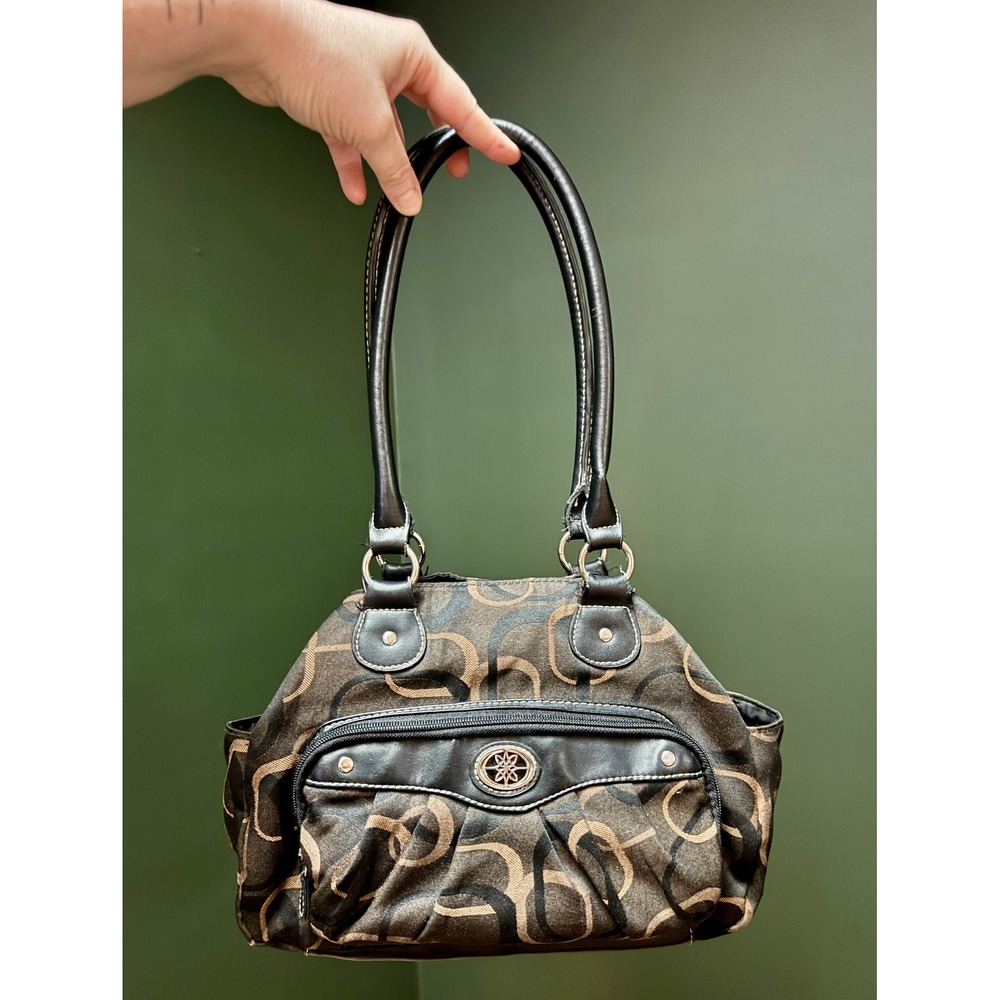 Y2K Brown & Black Shoulder Bag